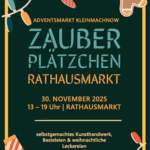Adventsmarkt Kleinmachnow 30.11.2025 Plakat